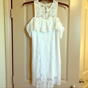Francesca’s White Lace Dress